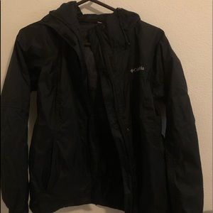 Columbia black windbreaker women’s small